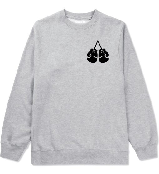 Boxing Gloves Chest Mens Crewneck Sweatshirt - Image 3