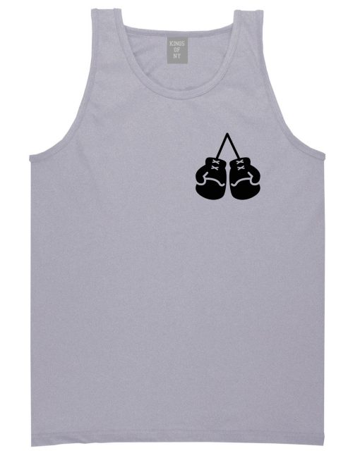 Boxing Gloves Chest Mens Tank Top Shirt - Image 3