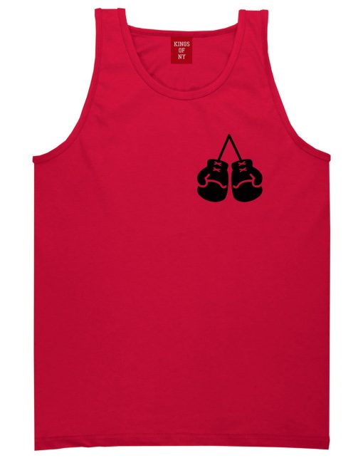 Boxing Gloves Chest Mens Tank Top Shirt - Image 4