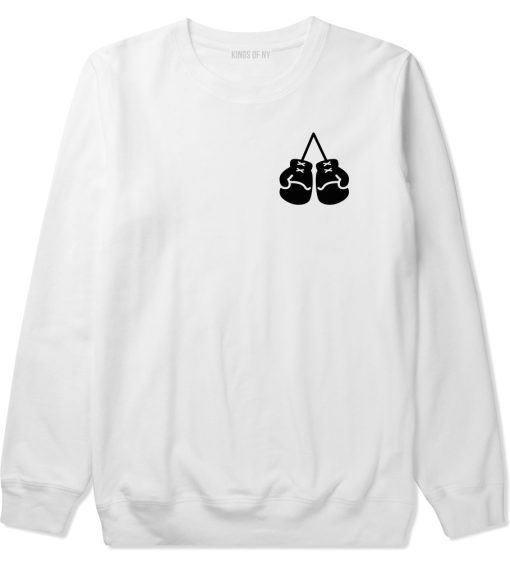 Boxing Gloves Chest Mens Crewneck Sweatshirt - Image 2