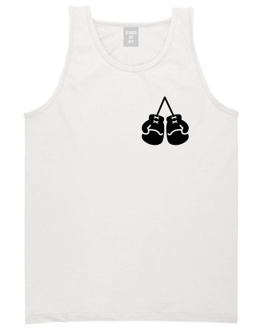 Boxing Gloves Chest Mens Tank Top Shirt - Image 2