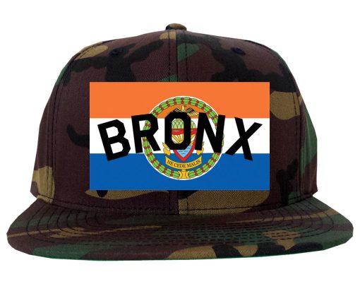 Bronx Flag Mens Snapback Hat - Image 5
