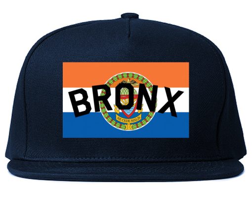 Bronx Flag Mens Snapback Hat - Image 2
