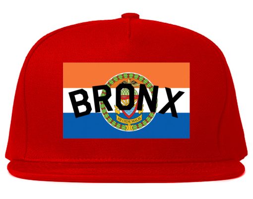 Bronx Flag Mens Snapback Hat - Image 4