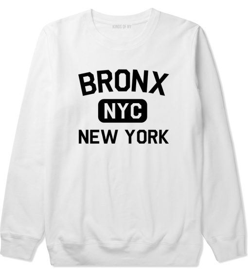 Bronx Gym NYC New York Mens Crewneck Sweatshirt - Image 2