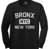 Bronx Gym NYC New York Mens Long Sleeve T-Shirt