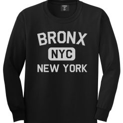 Bronx Gym NYC New York Mens Long Sleeve T-Shirt