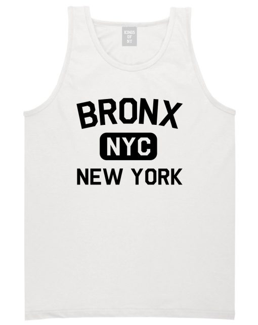 Bronx Gym NYC New York Mens Tank Top T-Shirt - Image 2