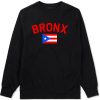 Bronx Puerto Rico Flag Mens Crewneck Sweatshirt