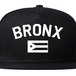 Bronx Puerto Rico Flag Mens Snapback Hat