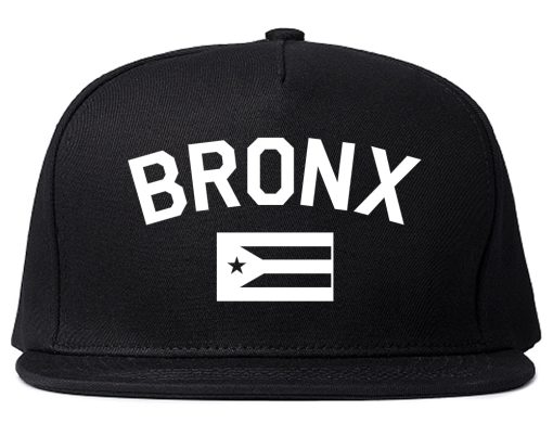 Bronx Puerto Rico Flag Mens Snapback Hat