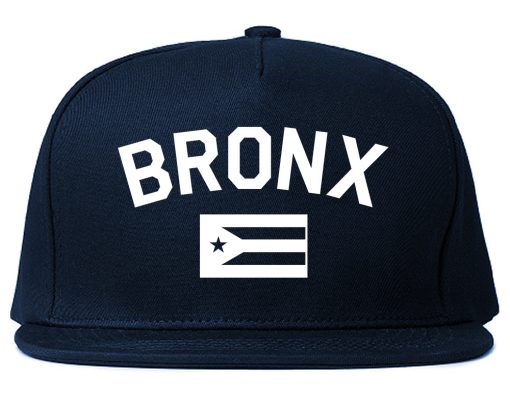 Bronx Puerto Rico Flag Mens Snapback Hat - Image 2