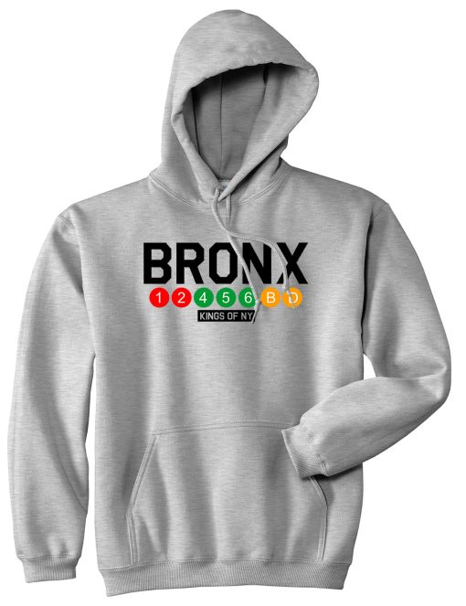 Bronx Transit Logos Pullover Hoodie - Image 3