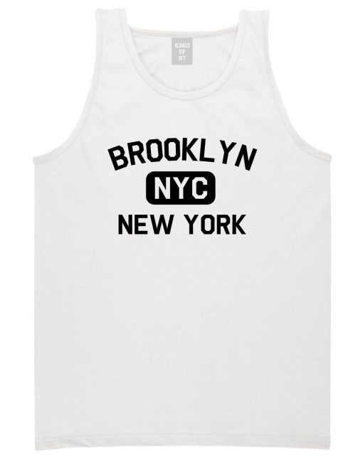 Brooklyn Gym NYC New York Mens Tank Top T-Shirt - Image 2