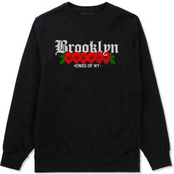 Brooklyn Roses Kings Of NY Mens Crewneck Sweatshirt