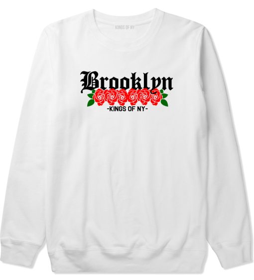Brooklyn Roses Kings Of NY Mens Crewneck Sweatshirt - Image 2
