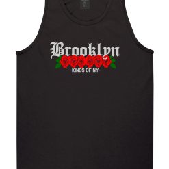 Brooklyn Roses Kings Of NY Mens Tank Top T-Shirt