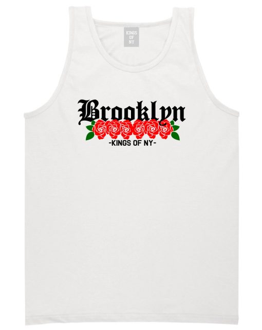 Brooklyn Roses Kings Of NY Mens Tank Top T-Shirt - Image 2