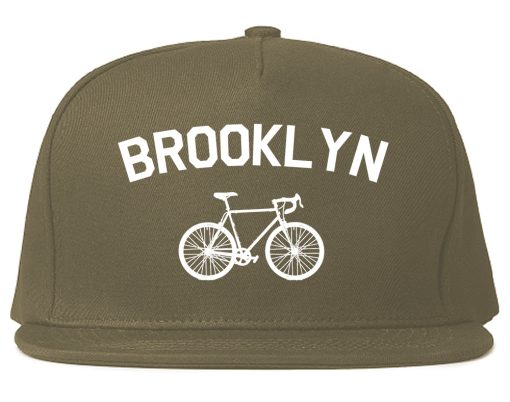 Brooklyn Vintage Bike Cycling Mens Snapback Hat - Image 3