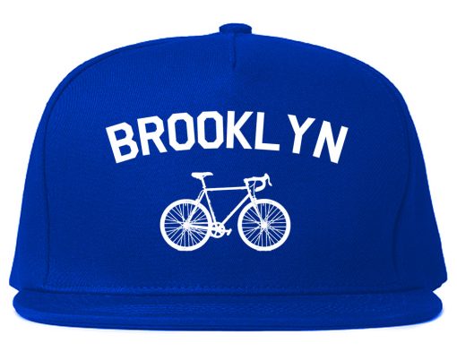 Brooklyn Vintage Bike Cycling Mens Snapback Hat - Image 5