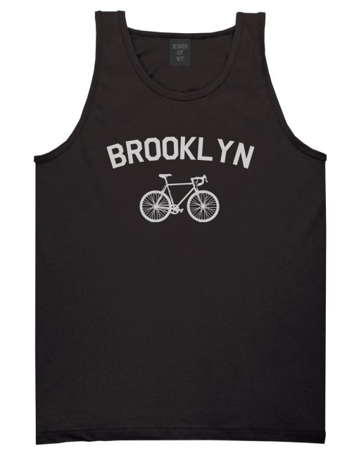 Brooklyn Vintage Bike Cycling Mens Tank Top T-Shirt