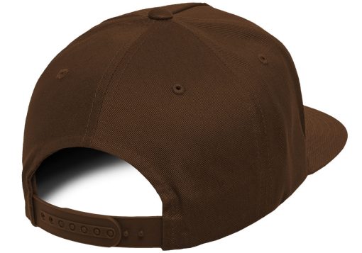 Blank Earth Tone Men's 5 Panel Snapback Hats - Image 3