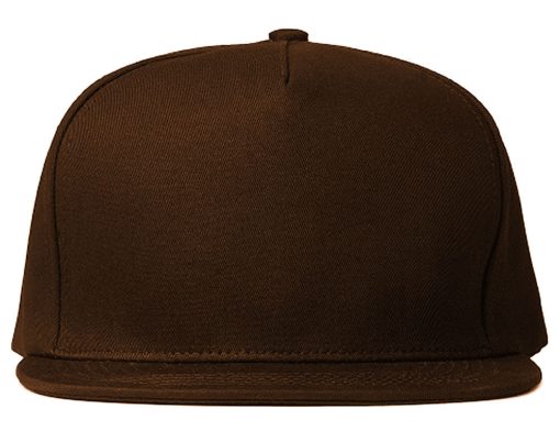 Blank Earth Tone Men's 5 Panel Snapback Hats - Image 2