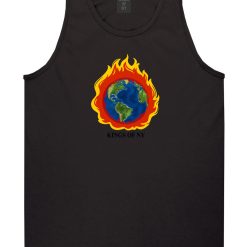 Burning Earth Mens Tank Top Shirt