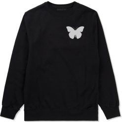 Butterfly Chest Mens Crewneck Sweatshirt