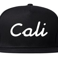 Cali California Script Snapback Hat
