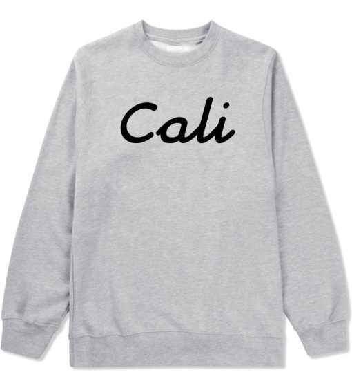 Cali California Script Crewneck Sweatshirt - Image 3