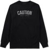 Caution Dont Cross Mens Crewneck Sweatshirt