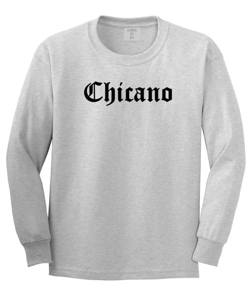 Chicano Mexican Mens Long Sleeve T-Shirt - Image 3