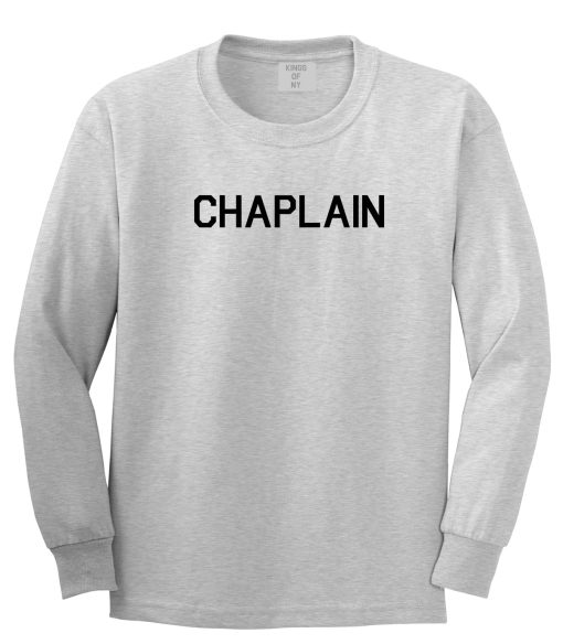 Christian Chaplain Mens Long Sleeve T-Shirt - Image 3