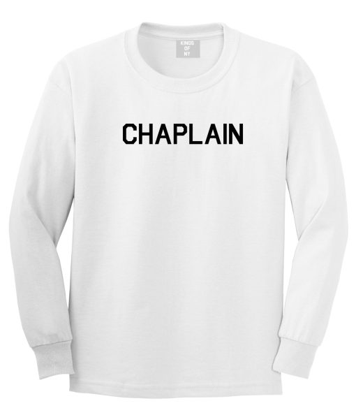 Christian Chaplain Mens Long Sleeve T-Shirt - Image 2