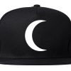 Crescent Moon Chest Mens Snapback Hat