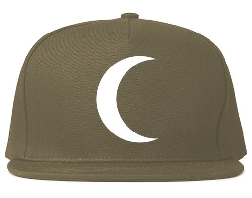Crescent Moon Chest Mens Snapback Hat - Image 3