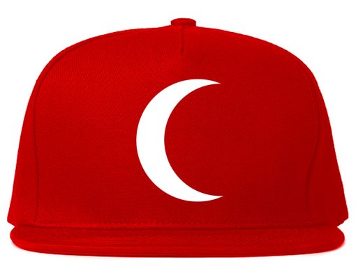 Crescent Moon Chest Mens Snapback Hat - Image 4