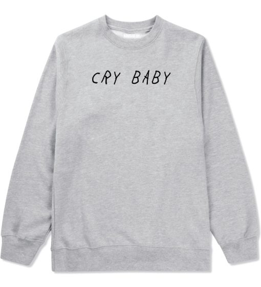 Cry Baby Mens Crewneck Sweatshirt - Image 3