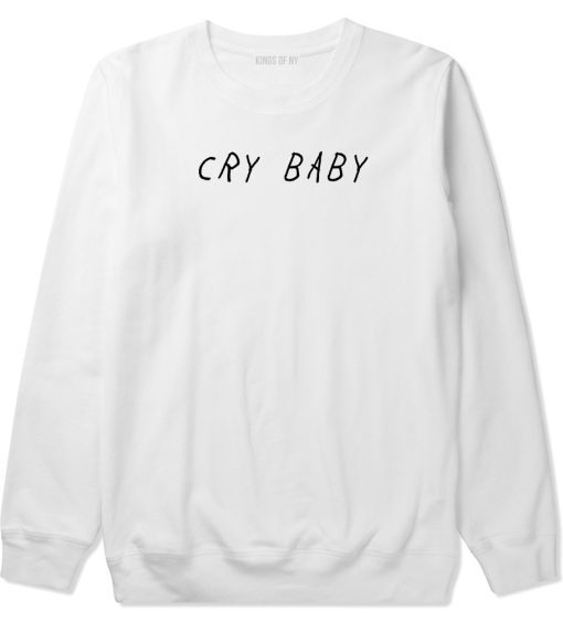Cry Baby Mens Crewneck Sweatshirt - Image 2