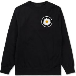 Daisy Flower Chest Mens Crewneck Sweatshirt