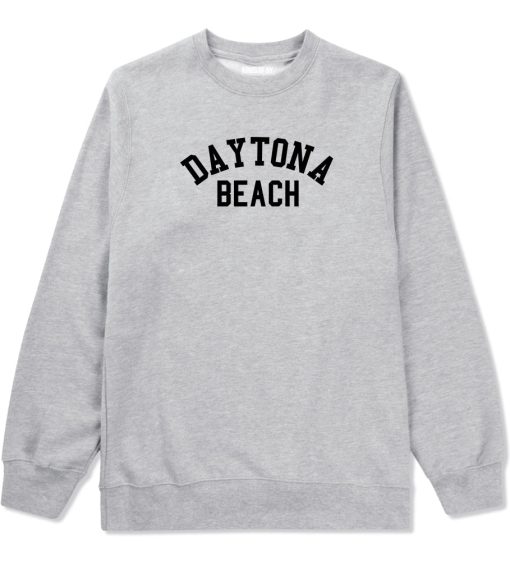 Daytona Beach Florida Mens Crewneck Sweatshirt - Image 3