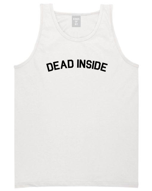 Dead Inside Arch Mens Tank Top Shirt - Image 2