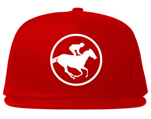 Derby Horse Racing Chest Mens Snapback Hat - Image 4