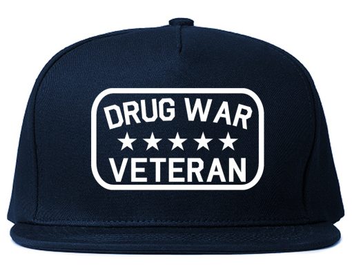 Drug War Veteran Mens Snapback Hat - Image 2