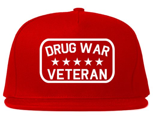 Drug War Veteran Mens Snapback Hat - Image 4