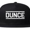 Dunce Funny Mens Snapback Hat