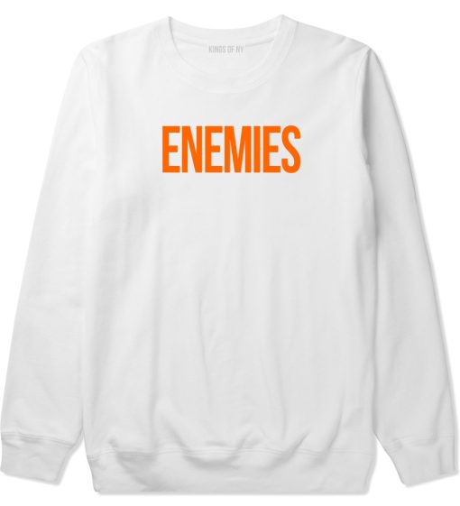 ENEMIES Orange Print Crewneck Sweatshirt - Image 2