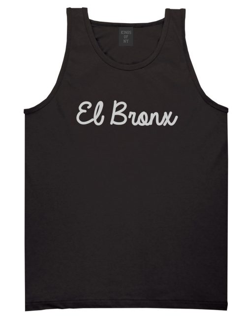El Bronx Spanish Script Mens Tank Top Shirt