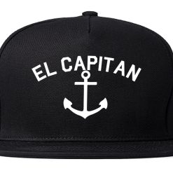 El Capitan Anchor Captain Mens Snapback Hat